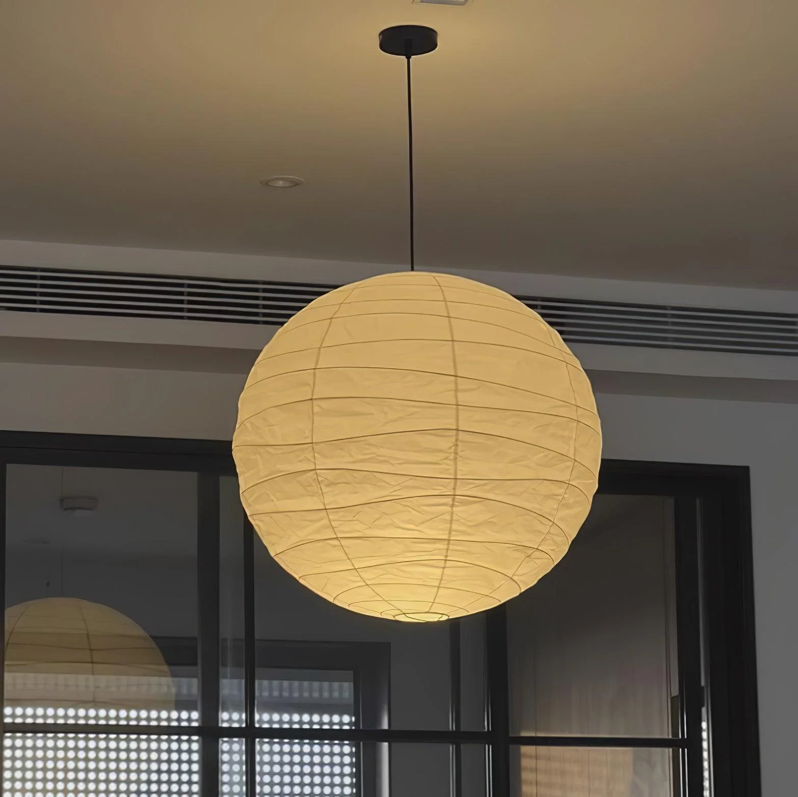 Подвесной светильник Washi Paper - ∅120см x 118см, белый