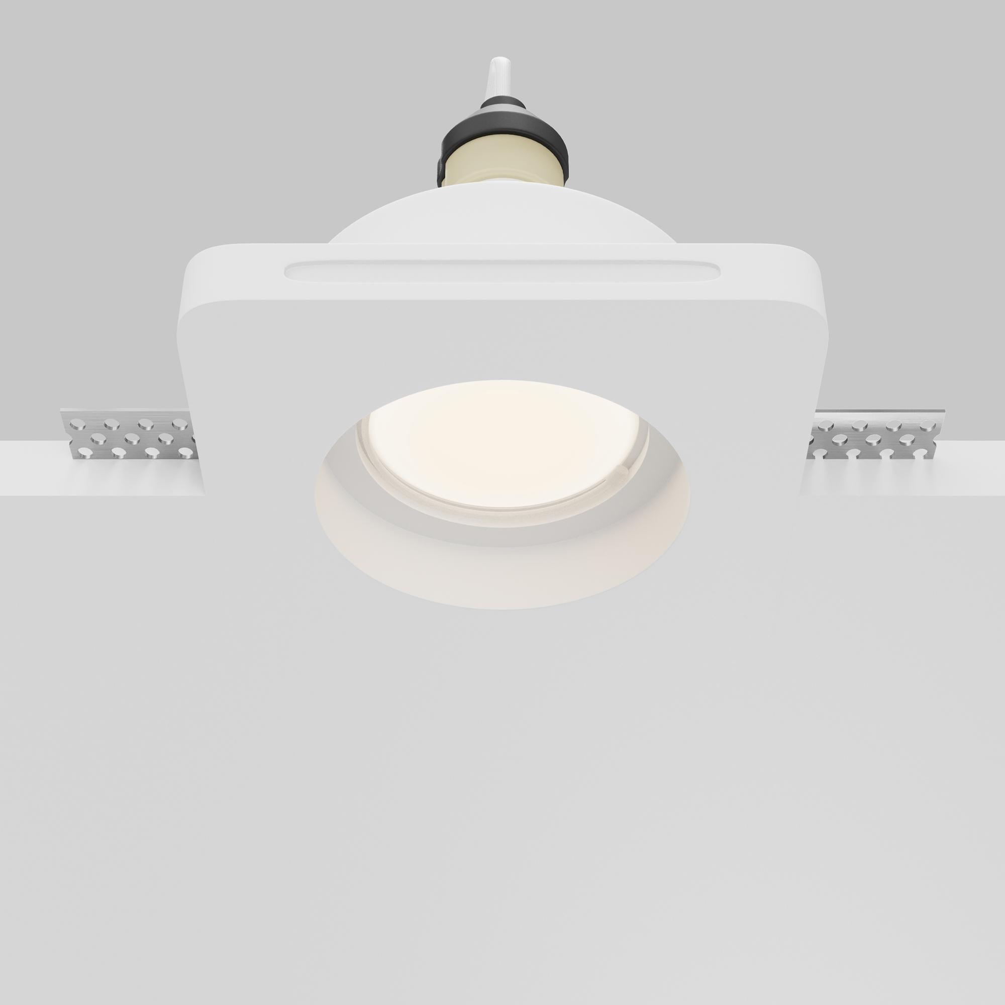 Встраиваемый светильник Maytoni Gyps Modern 10W GU10 DL002-GU10-01-W