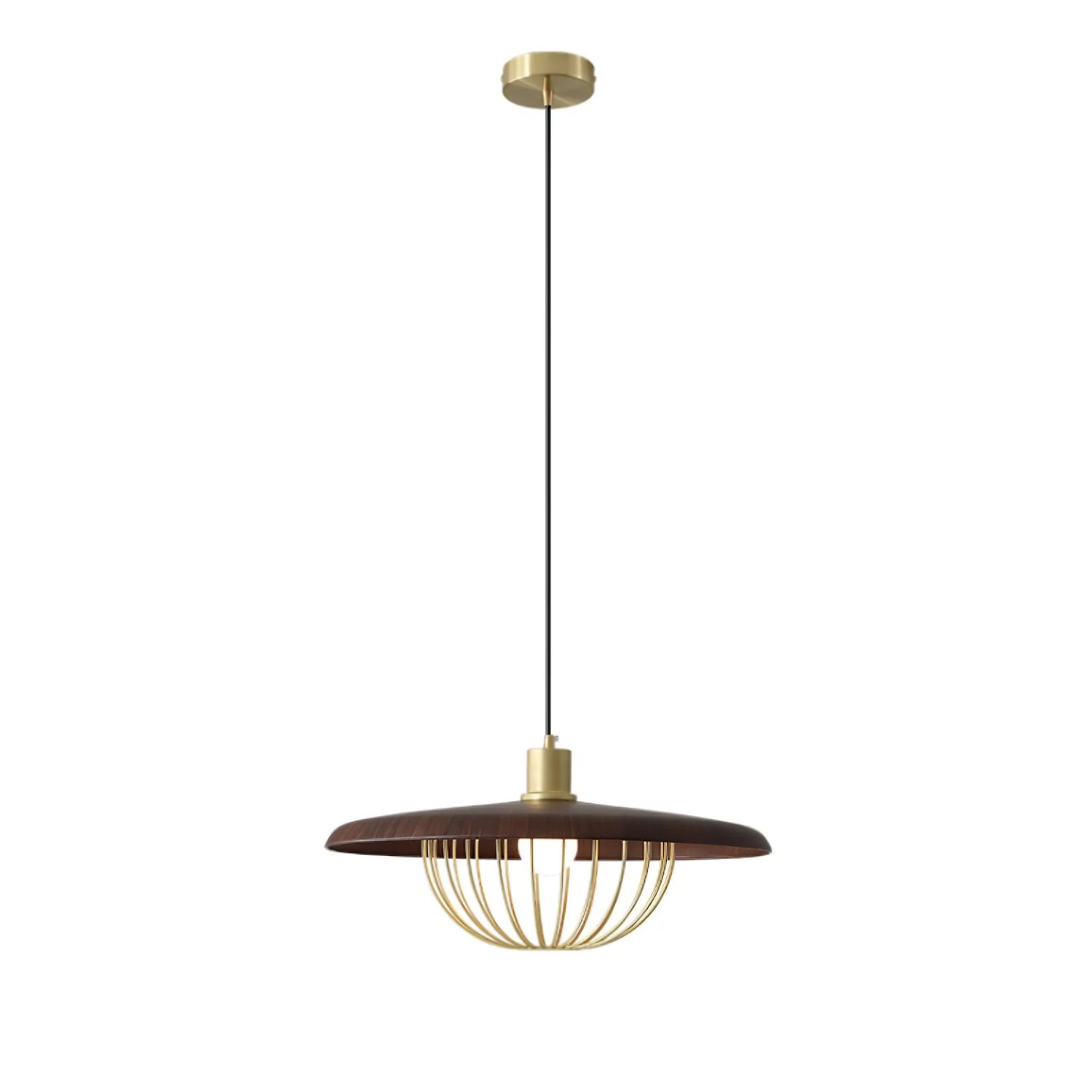 Подвесной светильник Kasa - ∅35см x 20см, медь