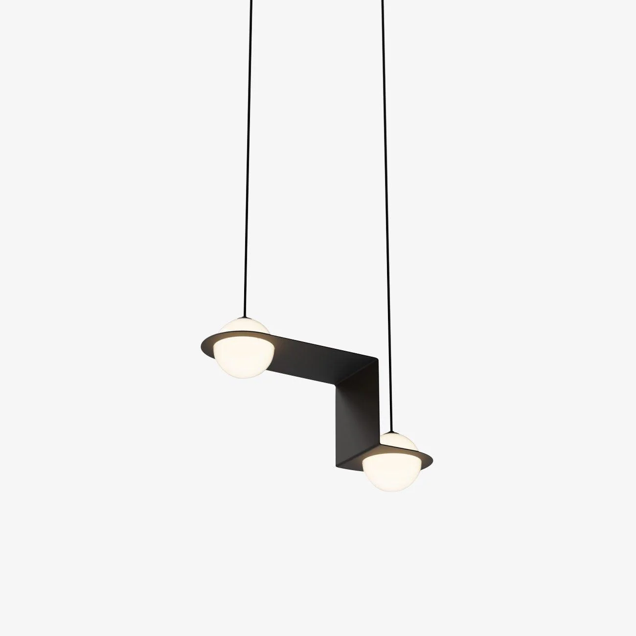 Orbion Black Pendant Lamp - Laurent-07 ∅85см x 20см, черный