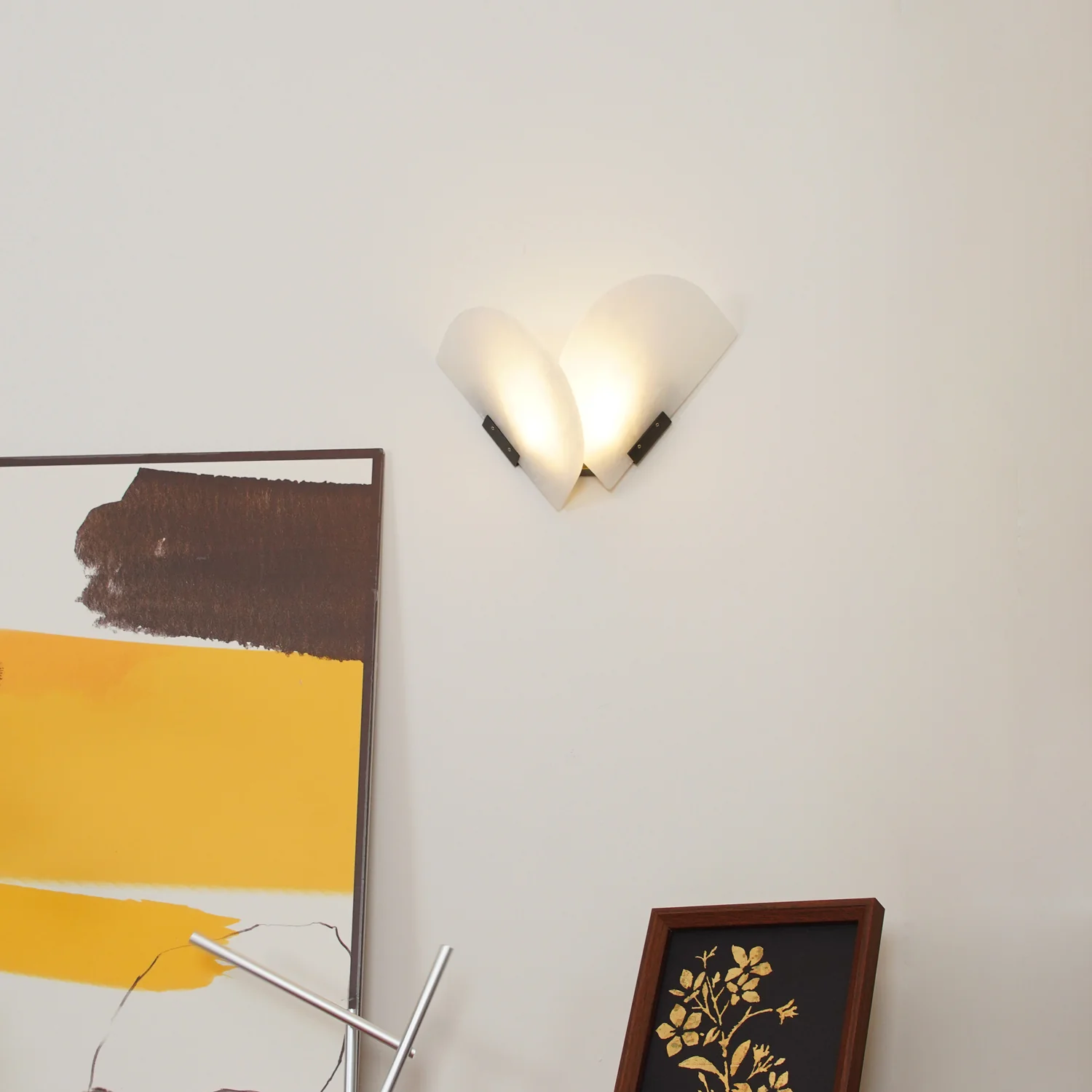 Fly Gaby Wall Lamp - Set of 2 / White & Black