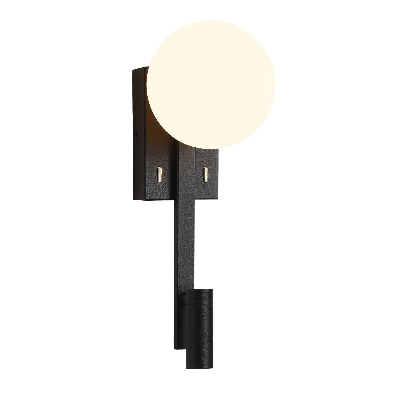 Single Tail Wall Light - Set of 2 / Black