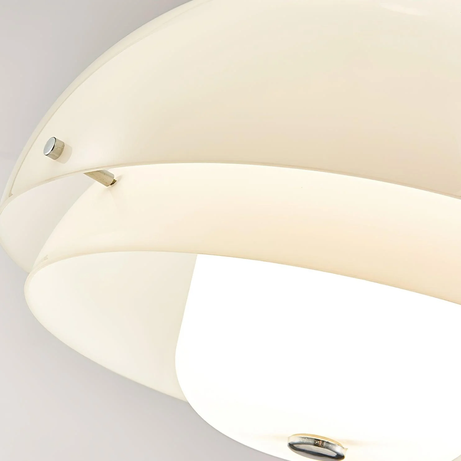 Подвесной светильник Milk White Layer - ∅40см x 29см, белый