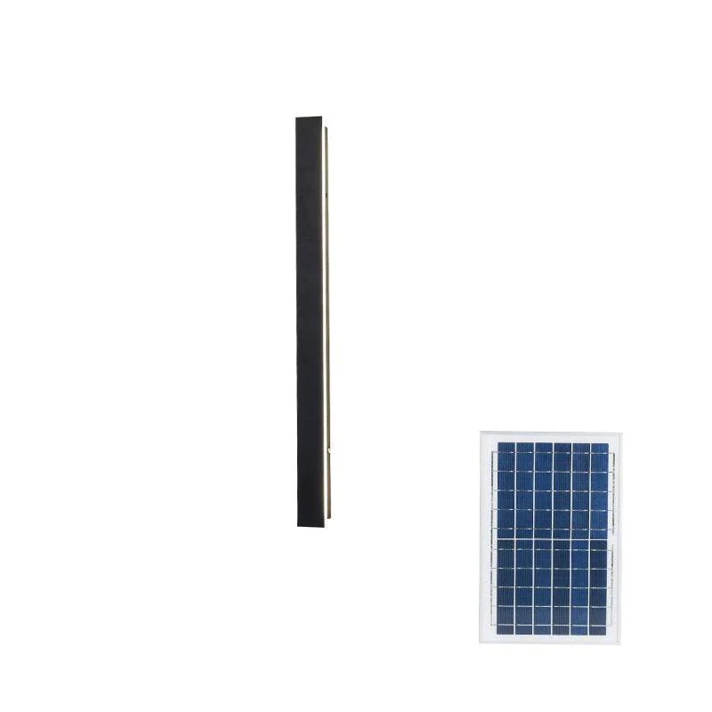 Уличный светильник Long Strip Solar - ∅5см x 60см, черный, теплый свет