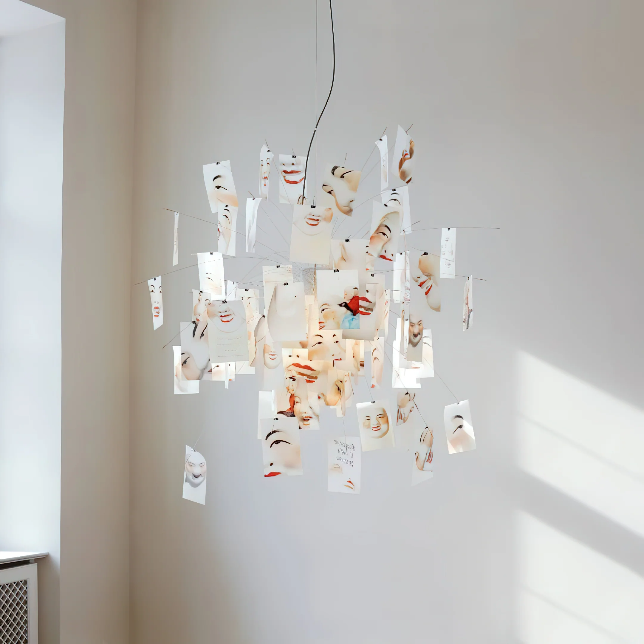 Люстра Paper - ∅120см x 120см, солнечный