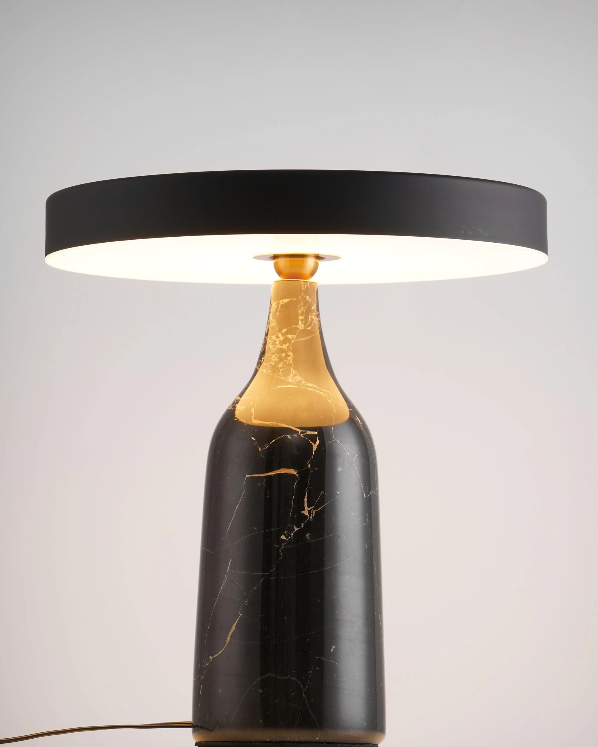 Eddy Table Lamp - ∅ 12.6″ x H 13.2″ / Dia 32cm x H 33.6cm / Grey / US plug