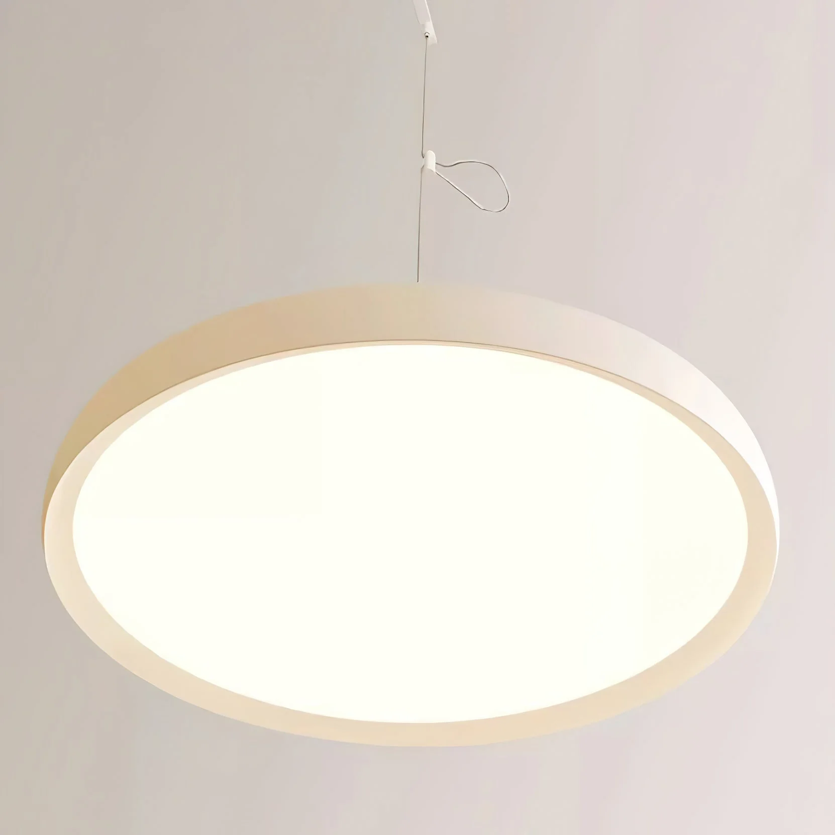 Подвесной светильник Swing Arm Stone - ∅50см x 20см, зеленый, холодный свет
