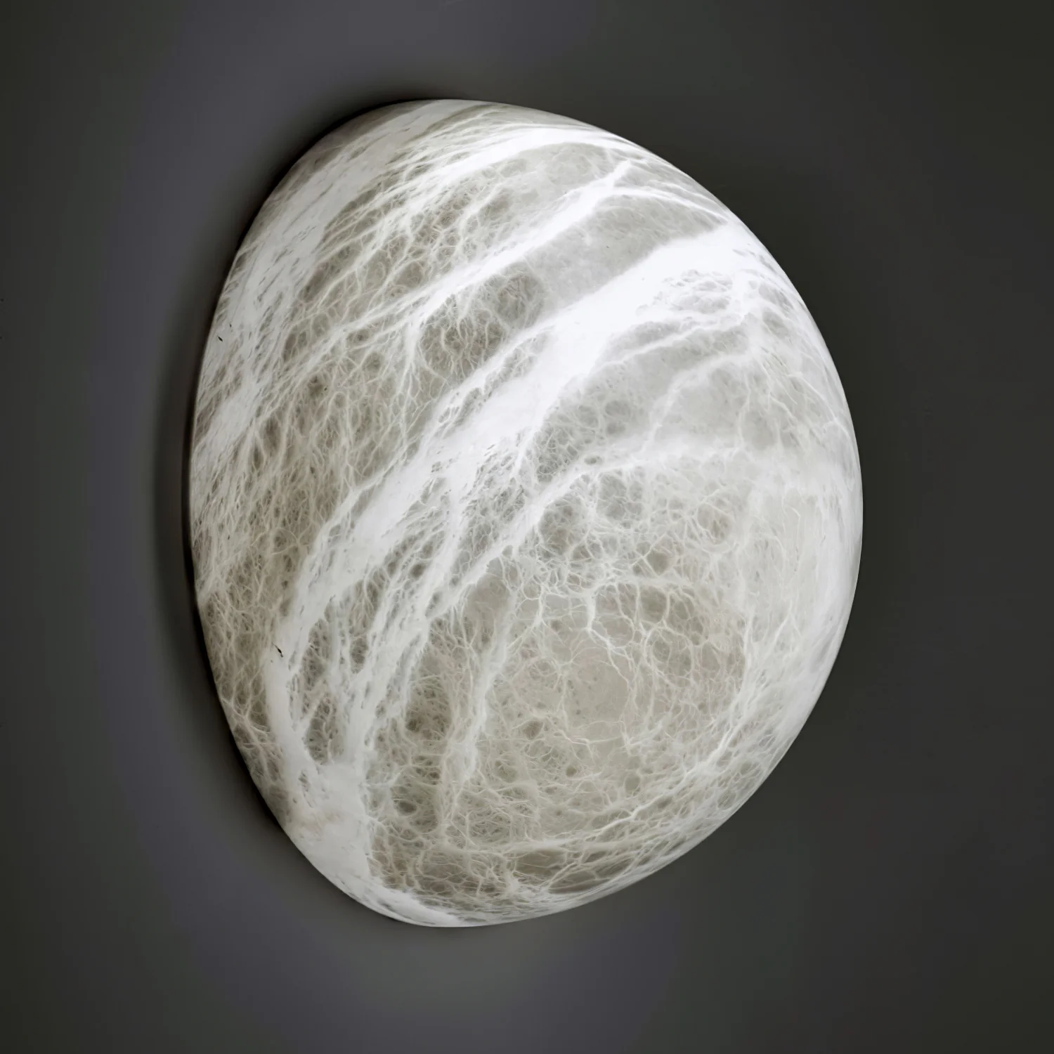 Настенный светильник Snowflake Alabaster - ∅20см x 20см, теплый свет, 2 шт