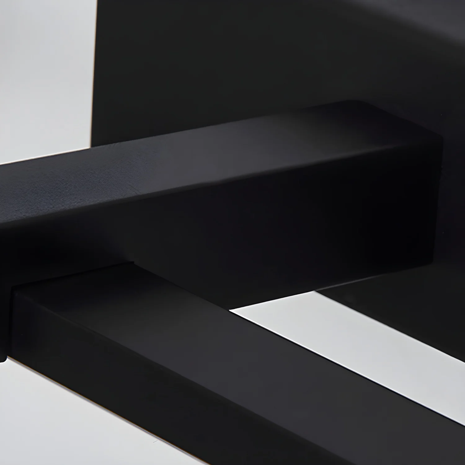 Metal Linear Mirror Wall Light - ∅ 23.6″ x H 3.1″ / Black & Warm Light / Set Of 2