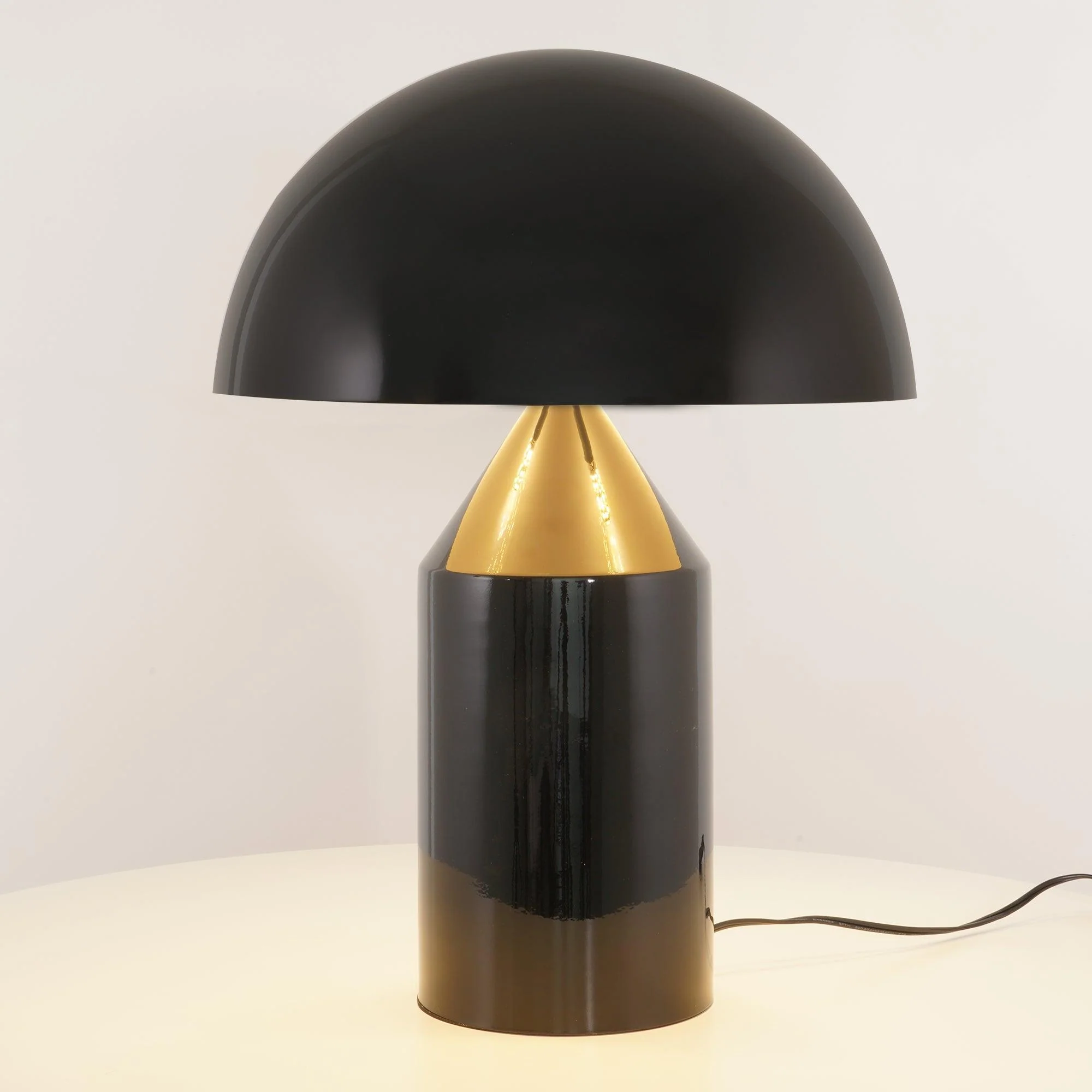 Настольный светильник Atollo Metal - ∅25см x 35см, матовый белый