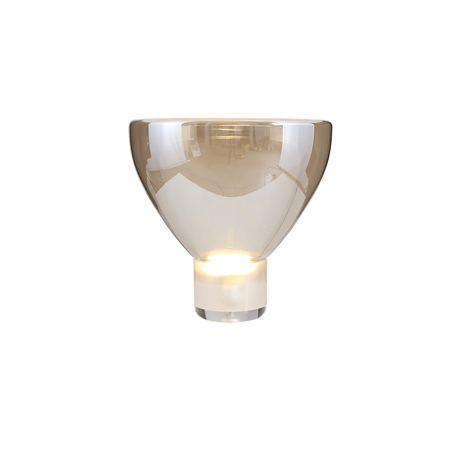 Aella Table Lamp - ∅ 14.9″ x H 14.5″ / Dia 38cm x H 37cm / Cognac / UK plug