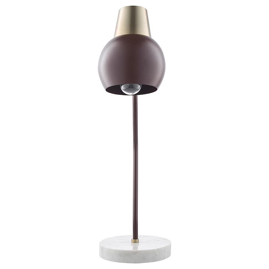 Лампа настольная Bergenson Bjorn BB Rond вишневый E27 5Вт сливовая, BD-3103543