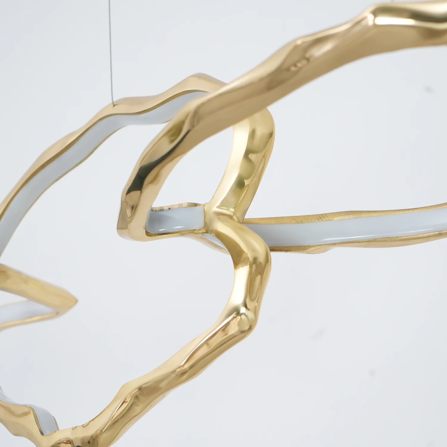 Люстра Cloud Rings Series Brass - ∅823см x 244см x 138см, золотой, белый, теплый свет
