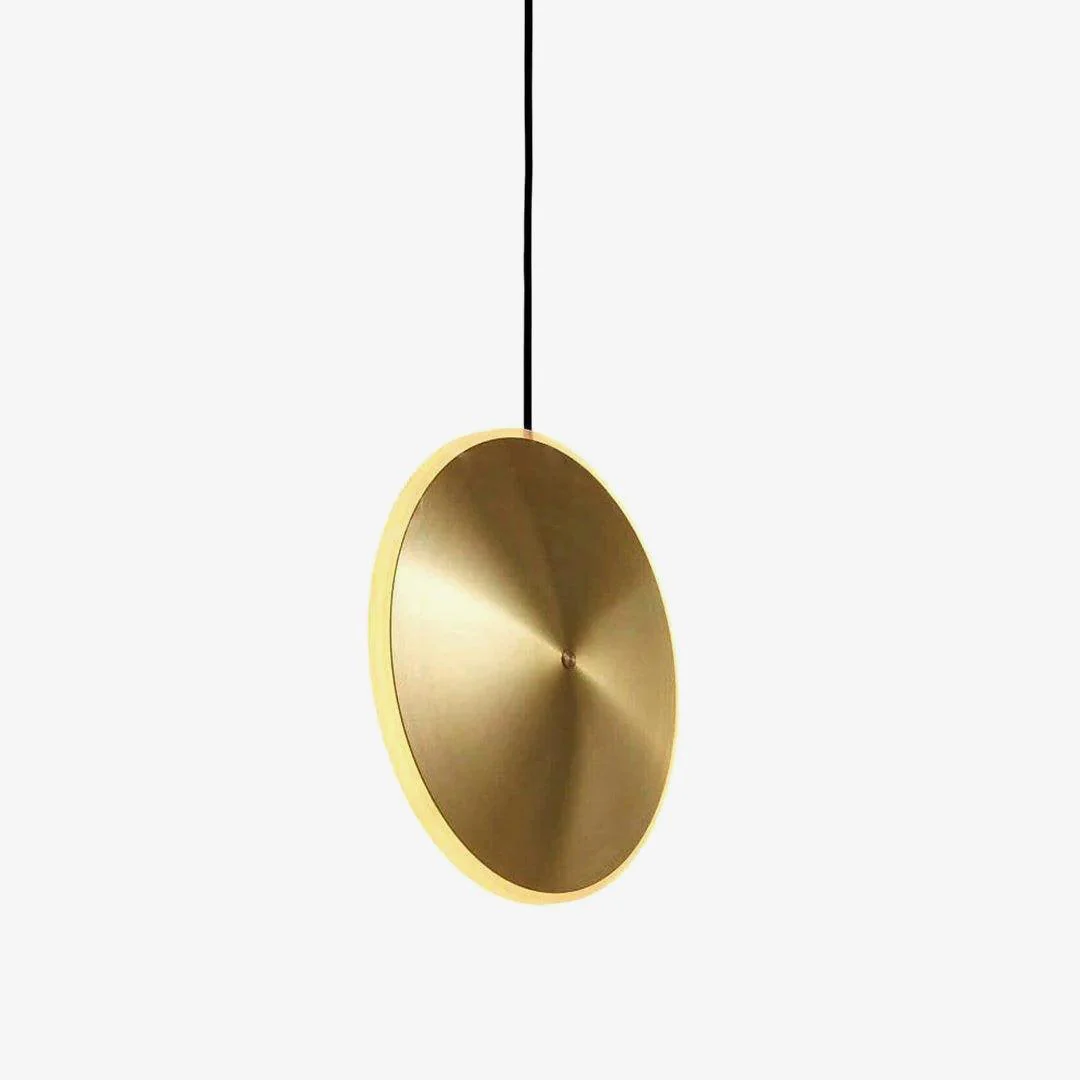 Подвесной светильник Chrona Dish - ∅30см x 20см, медь, горизонтальный