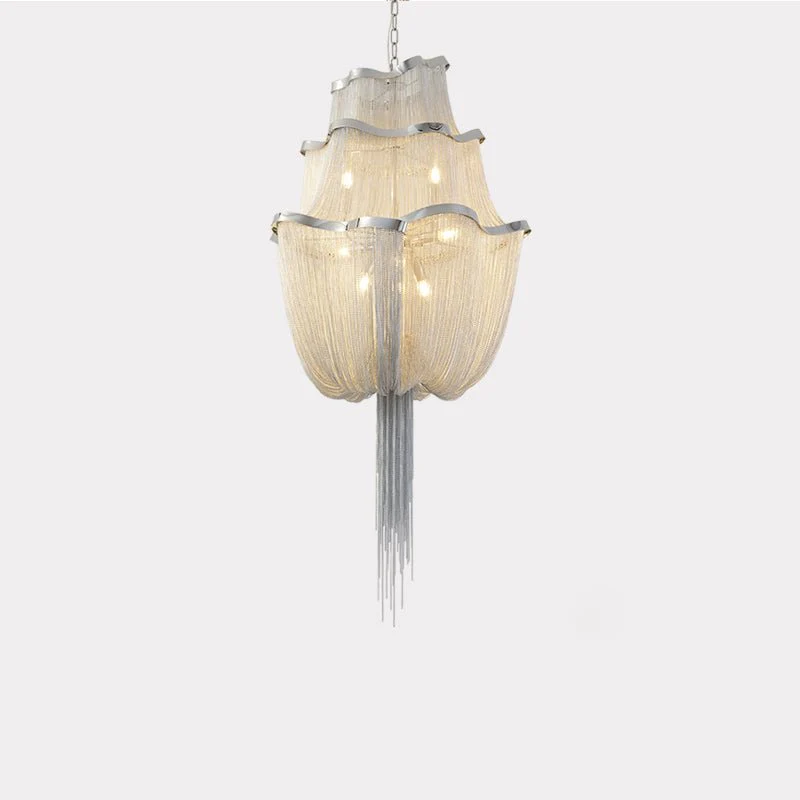 Люстра Chains Shimmering - три уровня ∅90см x 170см, золотой