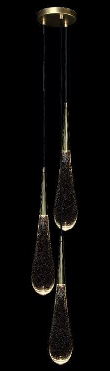 Подвесной светильник Glassburg DROP 3-Base(s) round 3-base-160 mm BD-134483