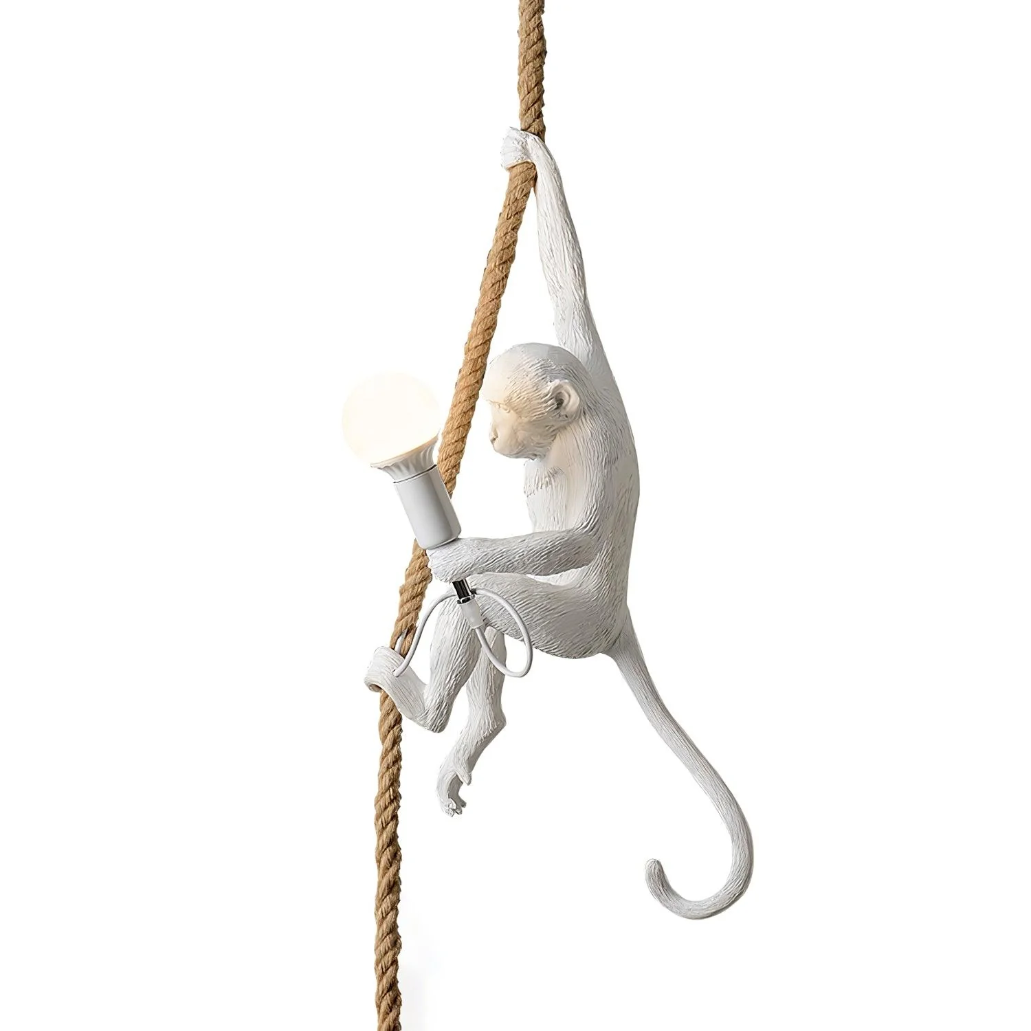 Подвесной светильник Monkey - 28см x 70см, белый