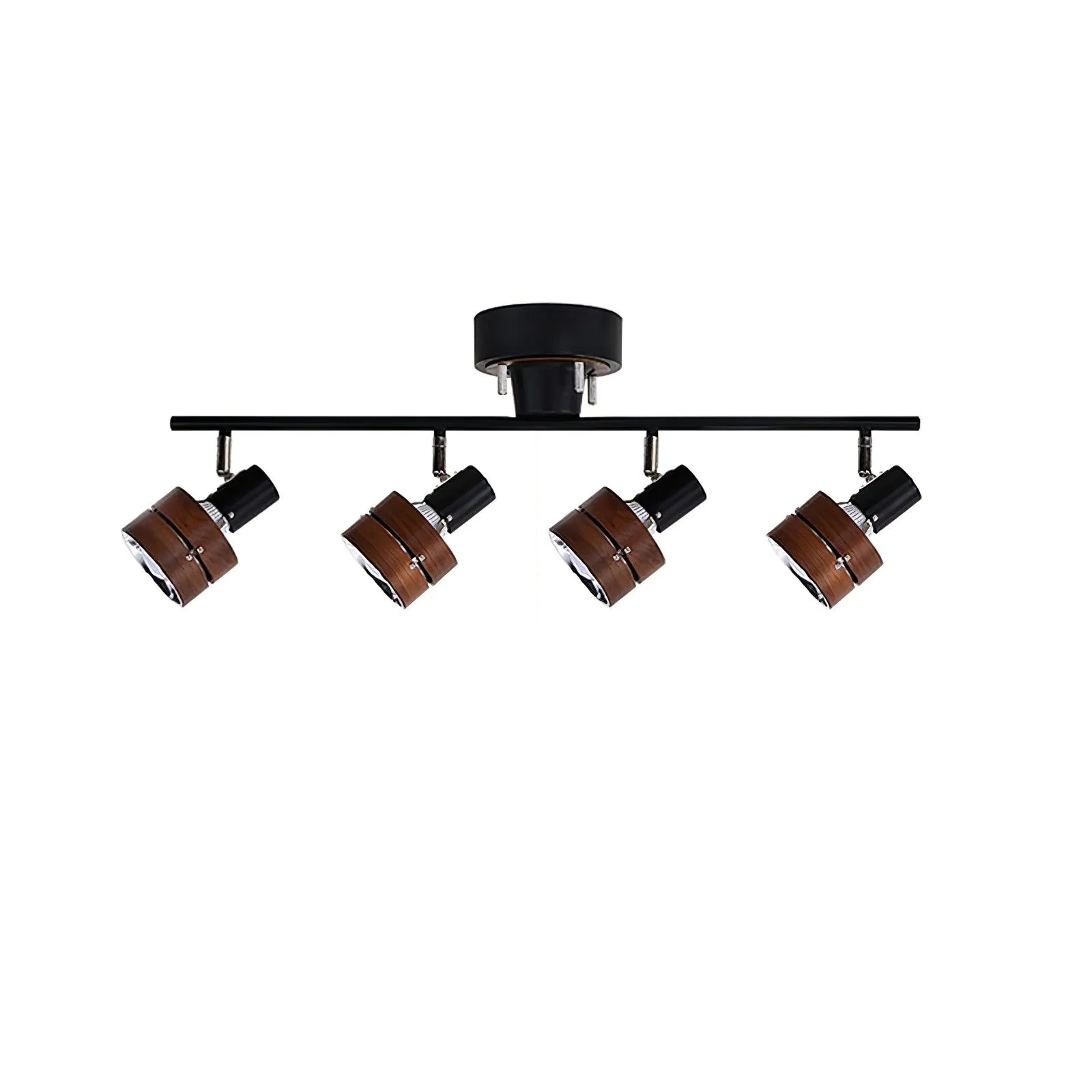 Потолочный светильник Wooden Adjustable Spot - 80см x 26см, дуб, белый