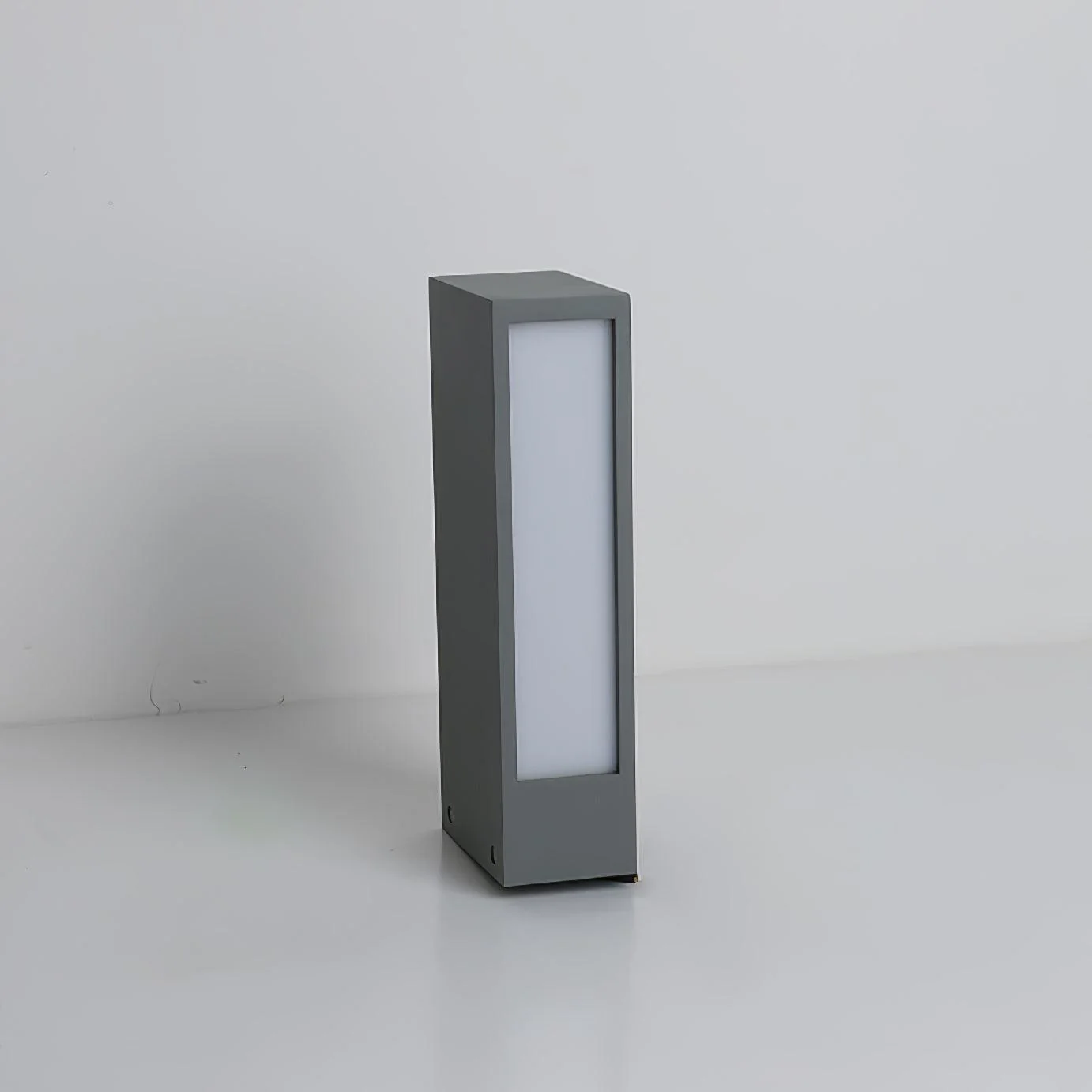 Уличный светильник Faro - 6см х 10см х 40см, серый, белый, теплый свет