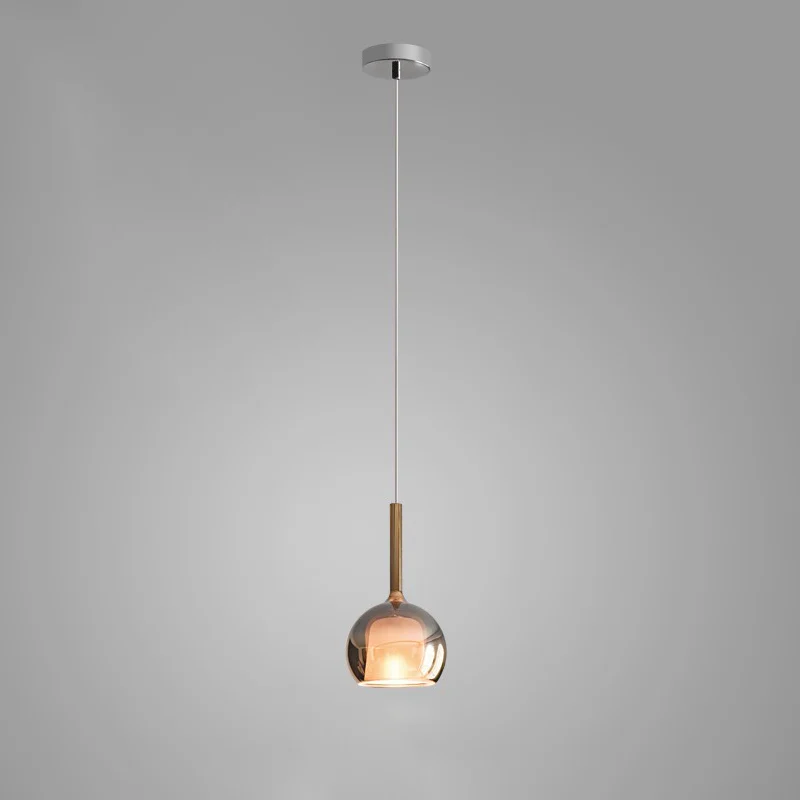Подвесной светильник Glo - ∅25см x 43см, янтарь