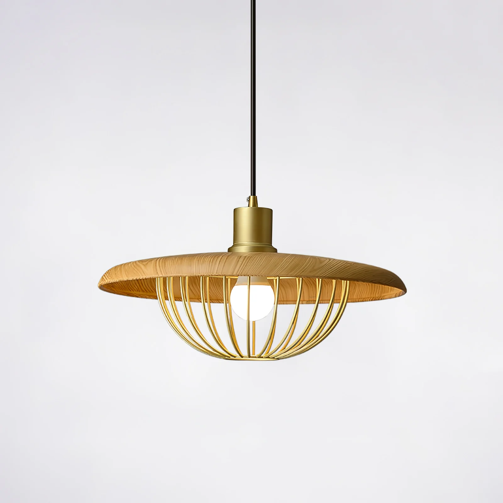 Подвесной светильник Kasa - ∅35см x 20см, медь