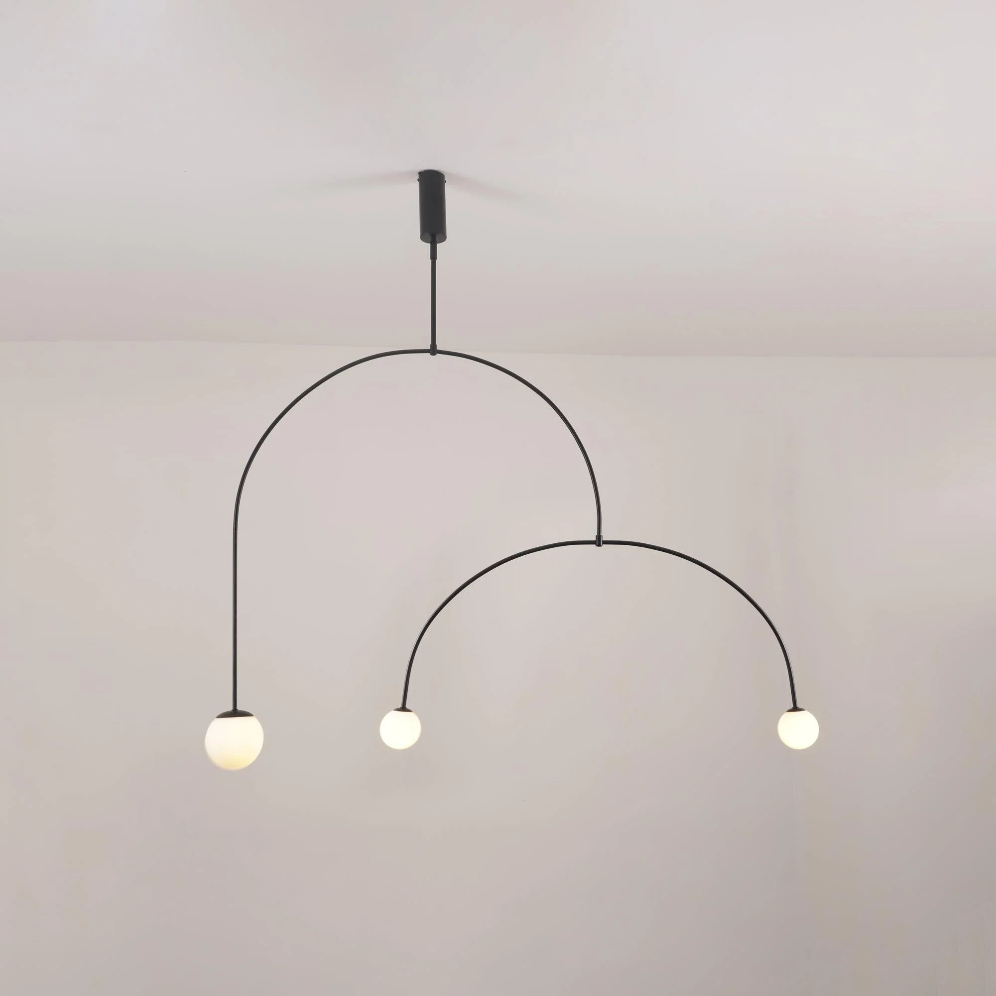 Люстра Mobile Chandelier - 3 подвеса, черный