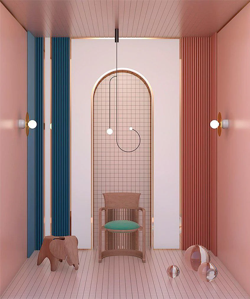 Люстра Mobile Chandelier - 3 подвеса, черный