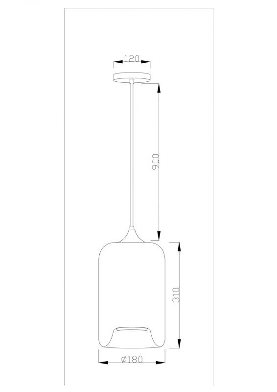 Светильник подвесной Moderli V2140-P