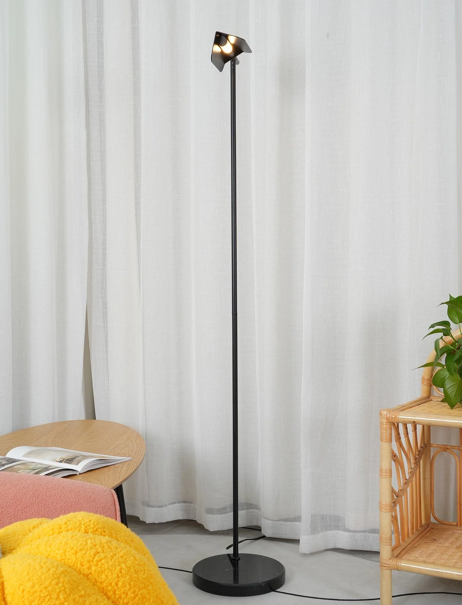 Pivot Ease Floor Lamp - ∅ 11.8″ x H 59″ / Dia 30cm x H 150cm / Warm Light / US plug