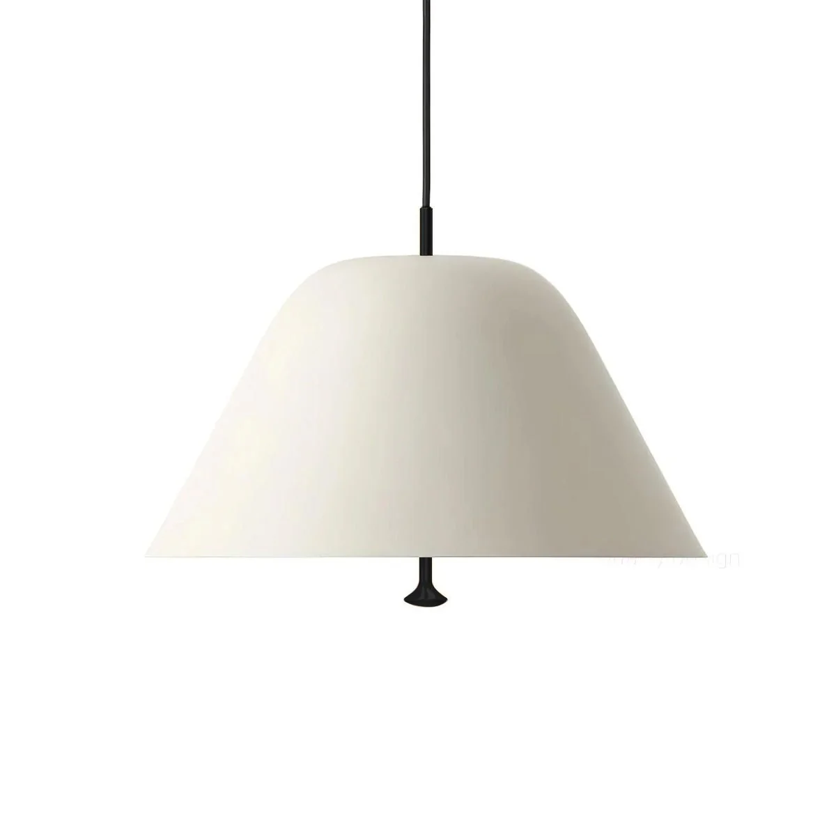 Подвесной светильник Minimalist - ∅28см x 150см, белый, черный