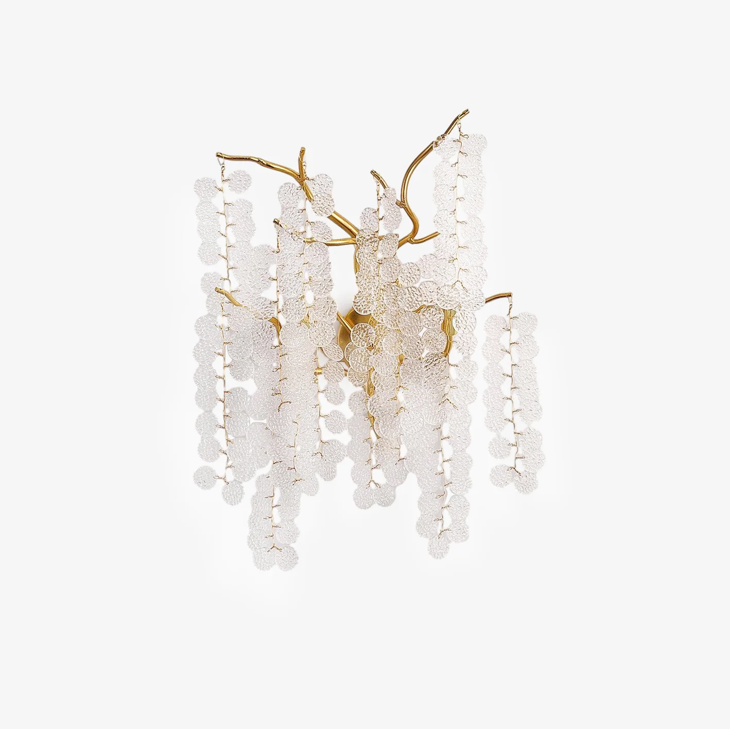 Shiro Noda Wall Lamp - Set of 2 (Left & Right) / Brass & Clear