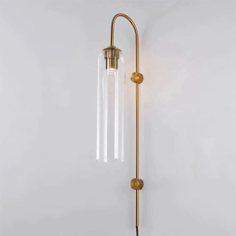 Настенный светильник Modern Glass Plug-In - черный, голубой