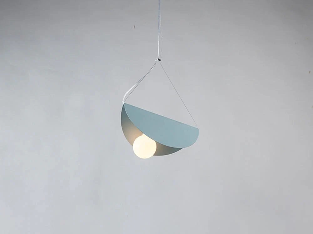 Подвесной светильник Glider - ∅30см x 15см, черный