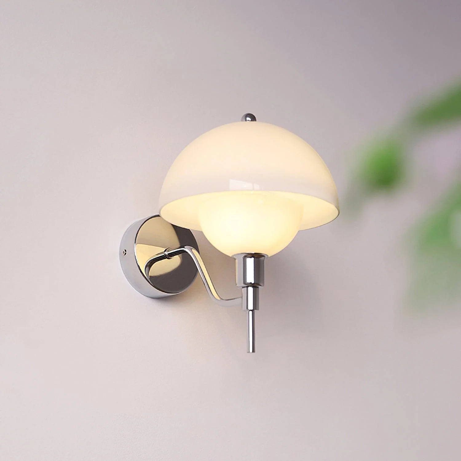 Bidle Wall Light - ∅ 7.9″ x H 10.2″ set of 2 / Chrome