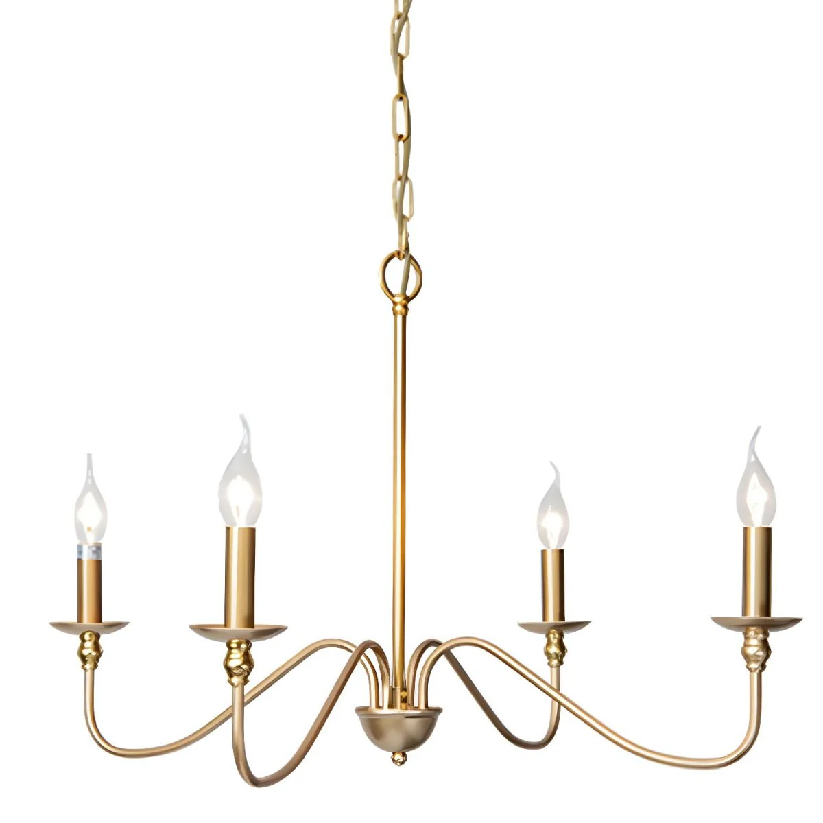 Люстра Timeless Gold Candle - 4 источника света ∅76см x 41см, золотой