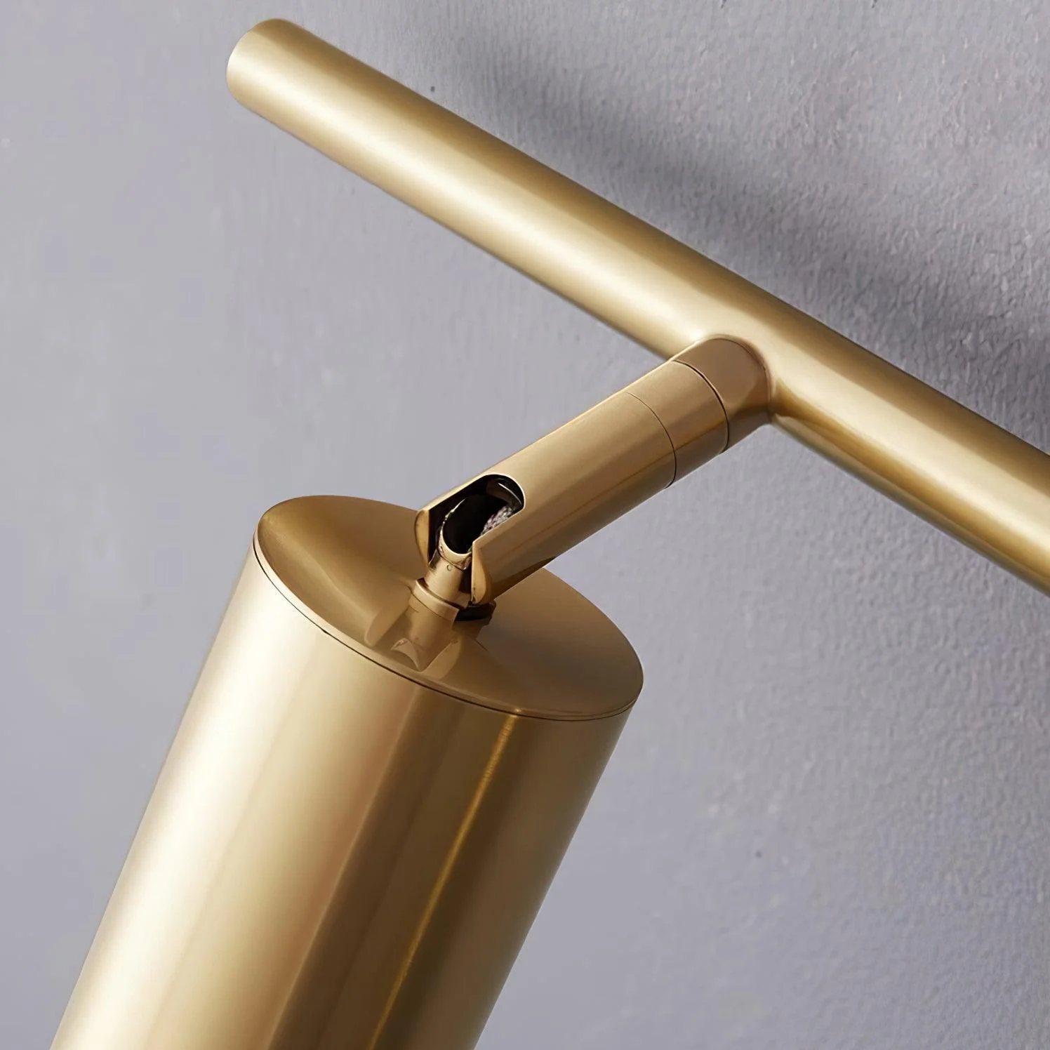 Rotatable Spotlight Wall Light - 2 heads Set of 2 / Black brushed gold
