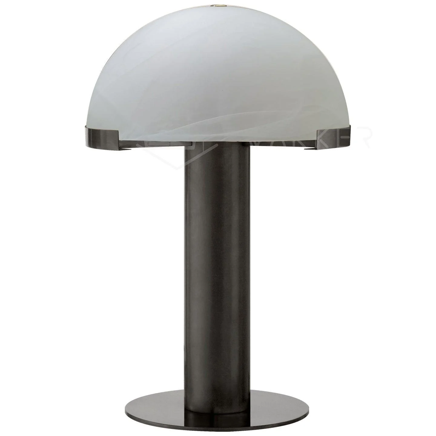 Настольный светильник Elegance Alabaster - ∅30см x 50см, золотой, белый, стекло