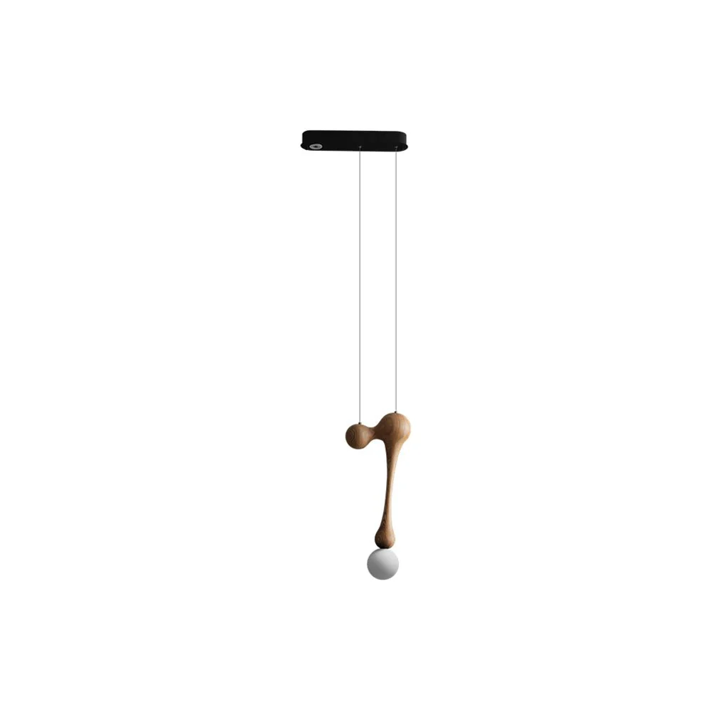 Подвесной светильник Jenna Wooden - модель A+B ∅65см x 150см, дерево