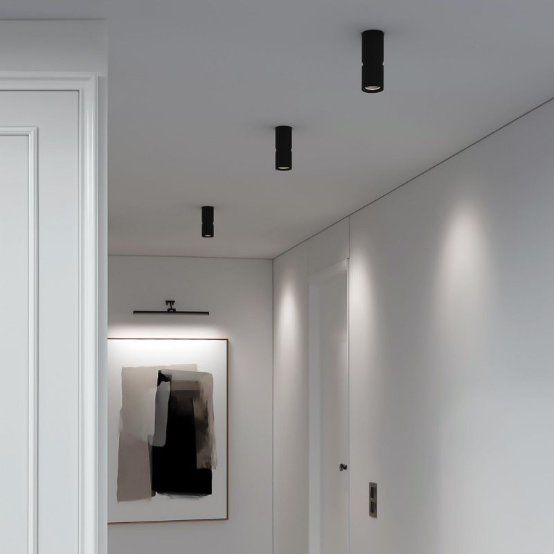 Светильник накладной светодиодный Elektrostandard Kayo 12W 4000К чёрный 25048/LED