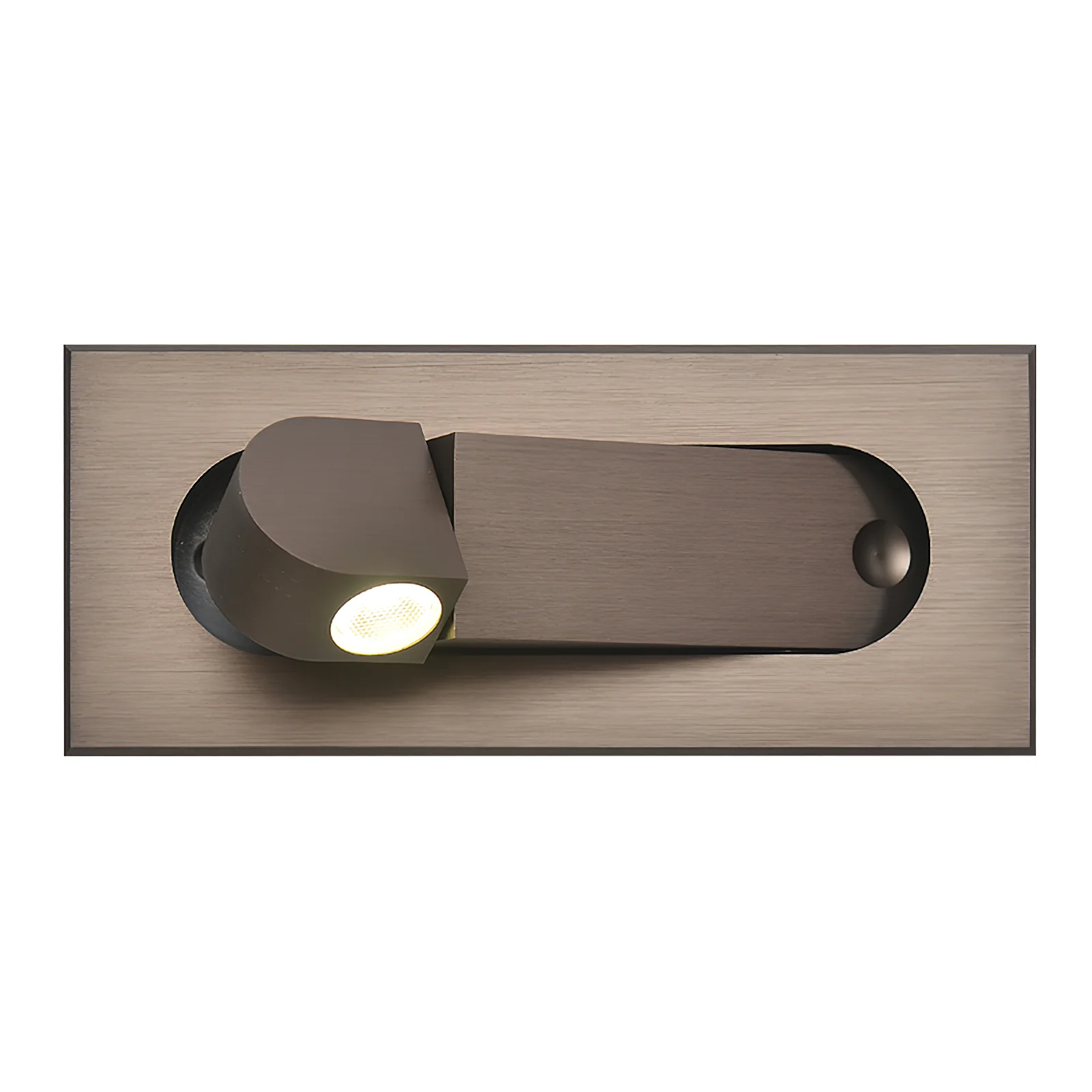 Настенный светильник Modern LED Bedside - ∅19см x 8см, медь, теплый свет, диммер