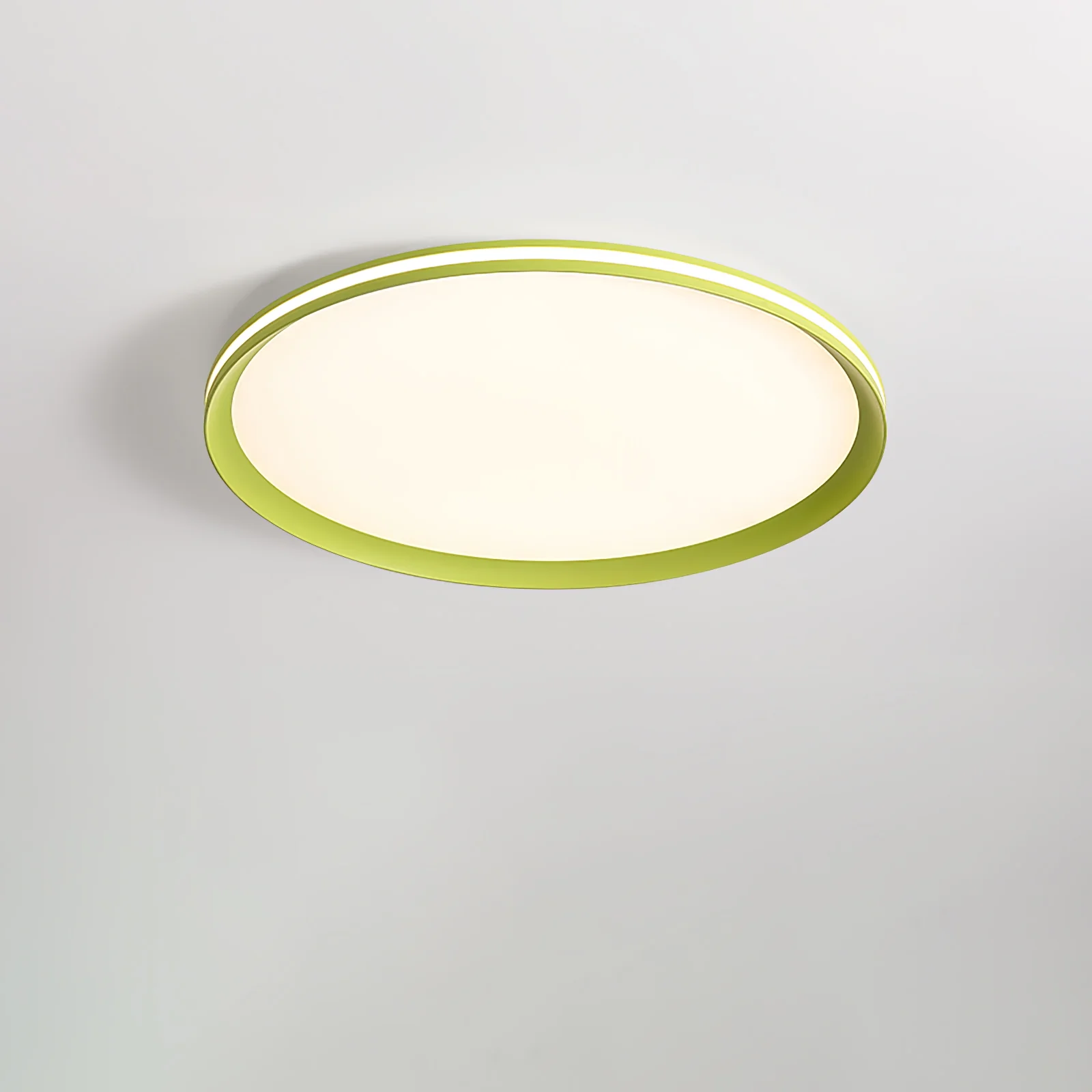 Потолочный светильник Acrylic Circular LED - ∅40см x 3см, зеленый, 3000-6500К
