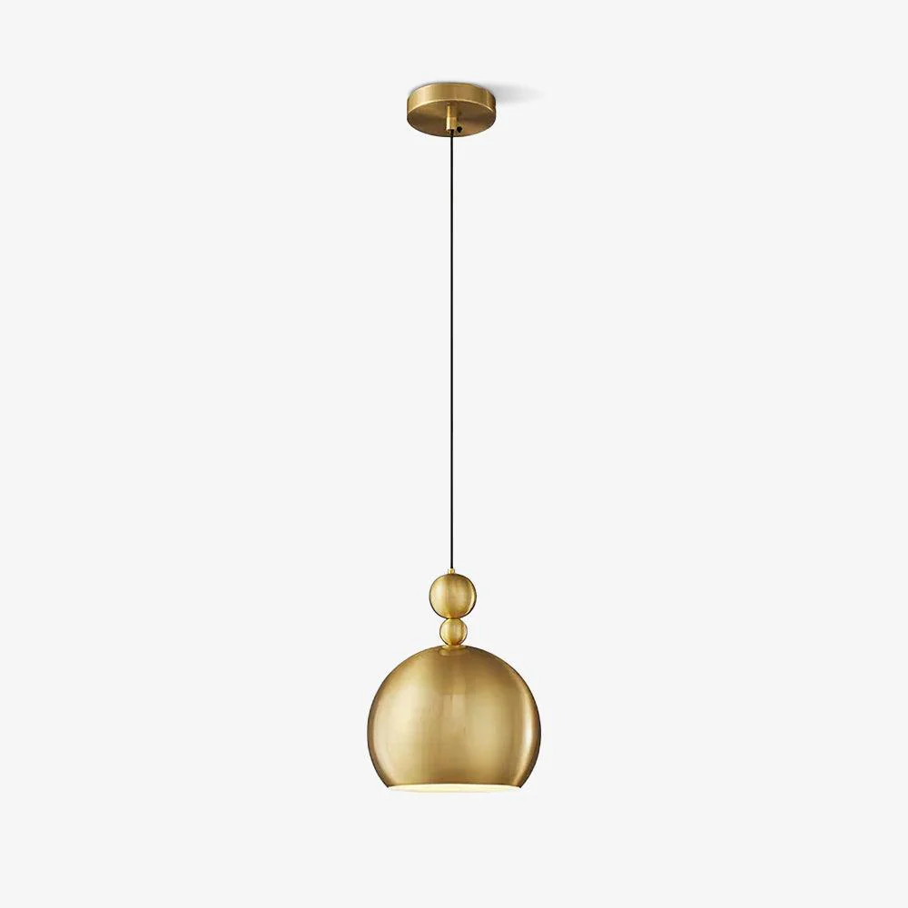 Подвесной светильник Palla Brass - ∅18см x 23см, черный
