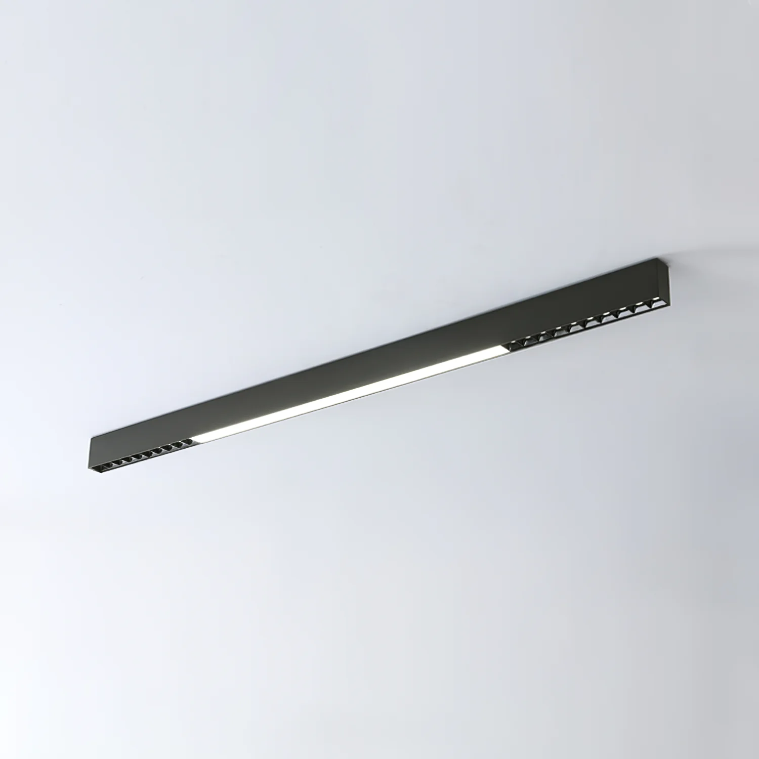 Подвесной светильник Magnetic Floating - 80см x 3см x 5см, черный B, теплый свет