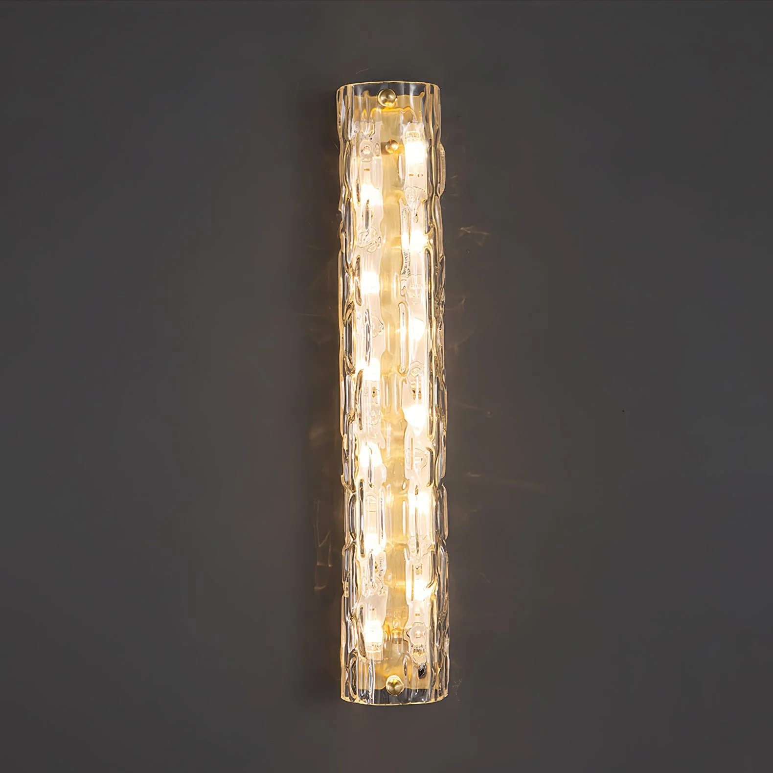 Fine Art Sconce - Dia 9cm x H 45cm Set of 2 / Gold / Warm Light