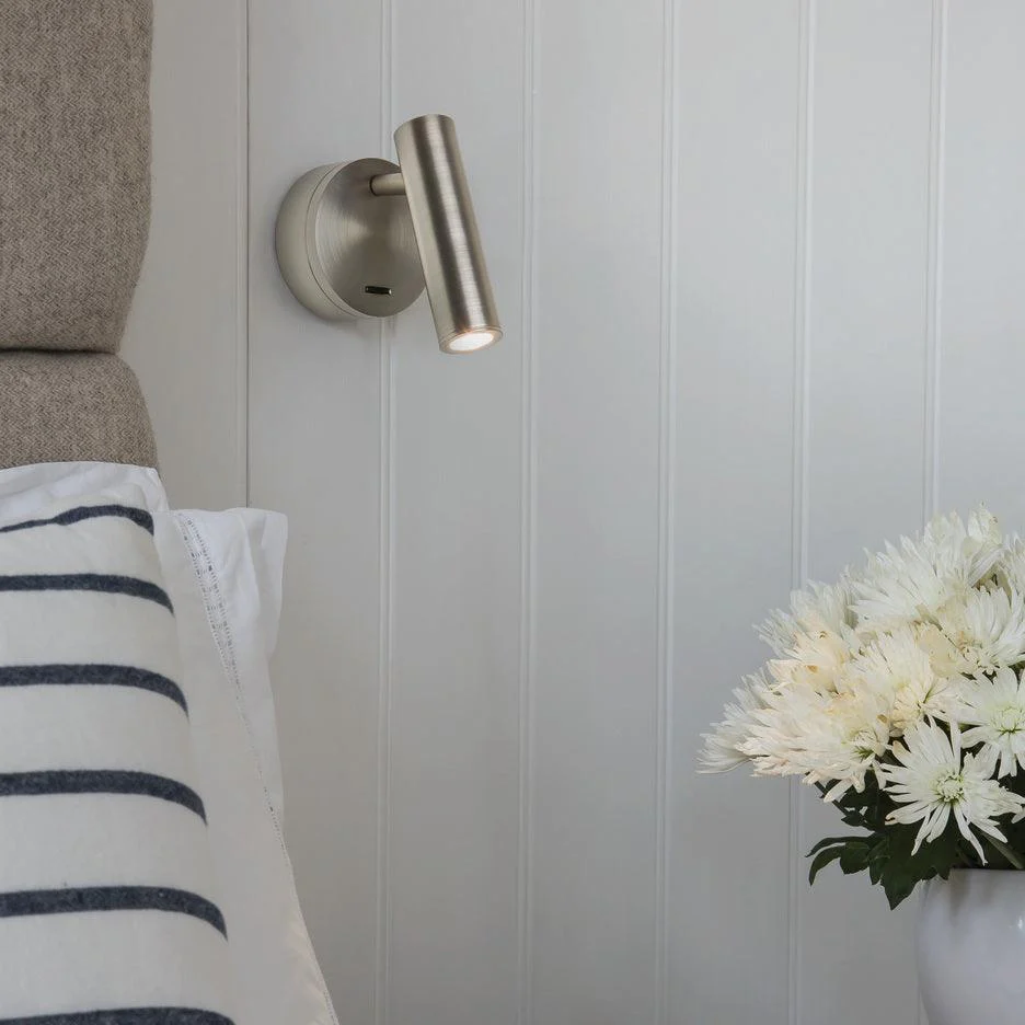 Настенный светильник Reading LED Bedroom - ∅8см x 11см, медь, теплый свет