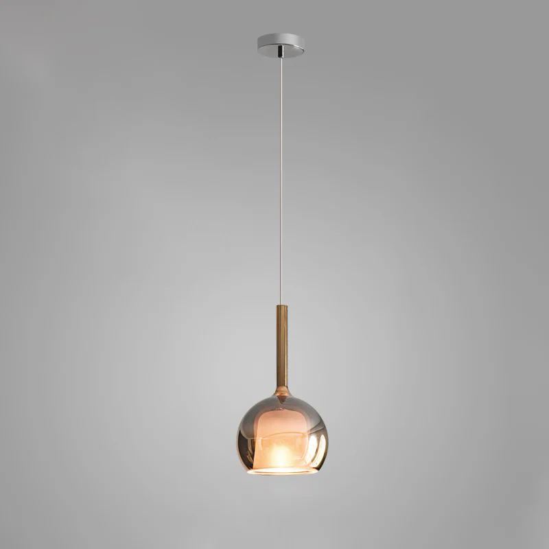 Подвесной светильник Glo - ∅25см x 43см, янтарь