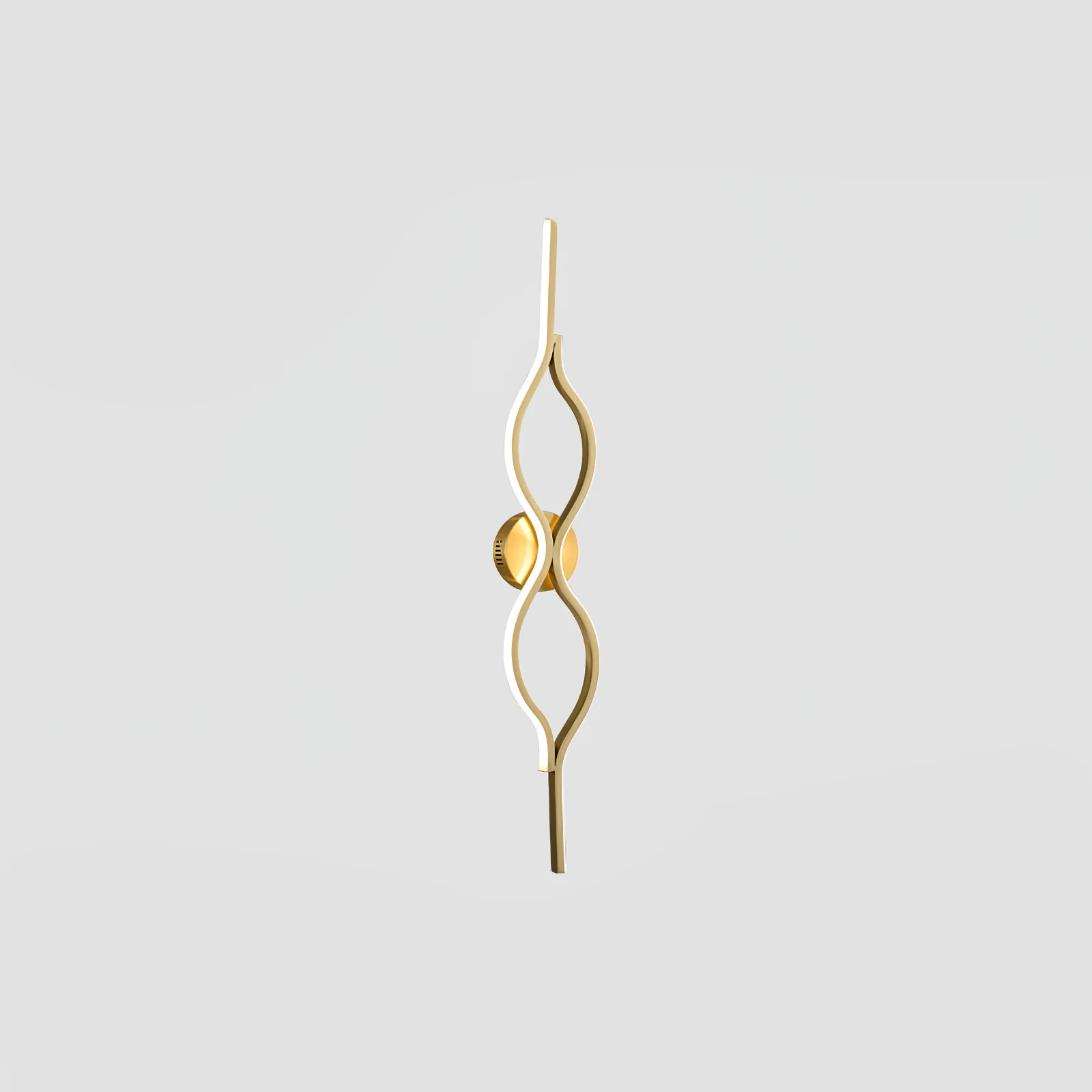 Настенный светильник Twist Brass - ∅12см x 60см, латунь, 3000-6500К