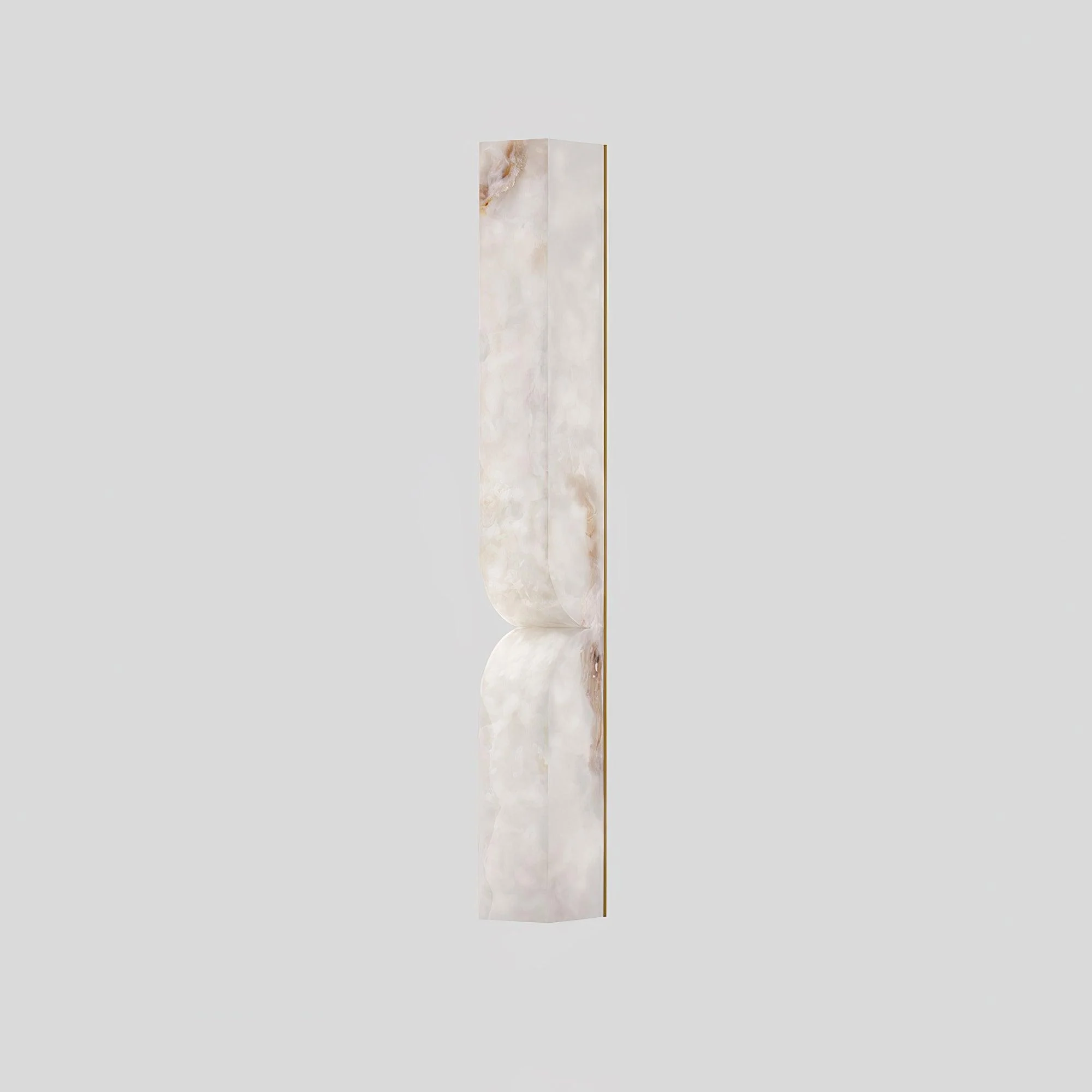 Настенный светильник Alabaster Essence - 8см x 35см, золотой, белый, теплый свет