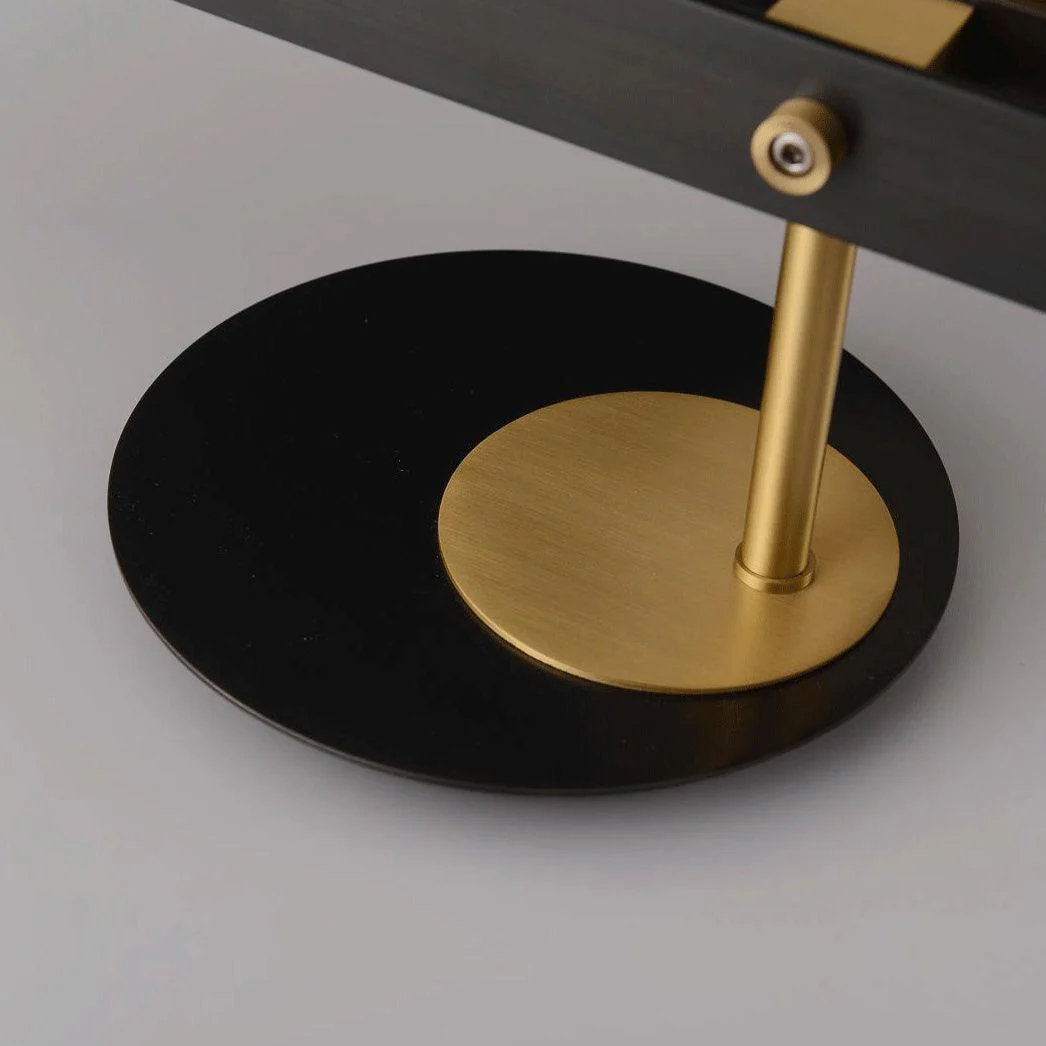 Planeta Table Lamp - ∅ 13.7″ x H 10.6″ / Dia 35cm x H 27cm / Brass+Black / US plug