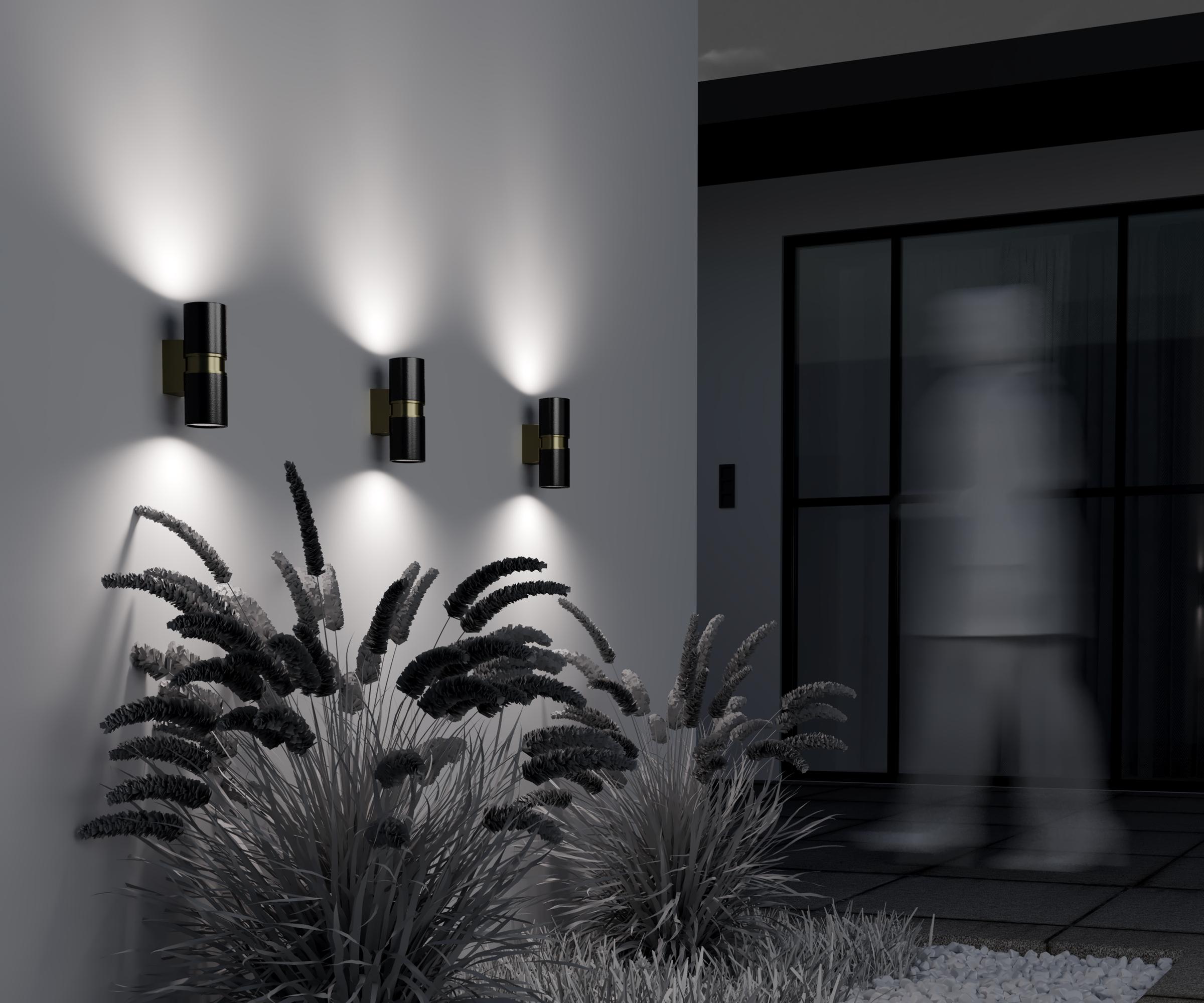 Настенный светильник (бра) Maytoni Bowery 100-240V 50W IP54 O582WL-02B